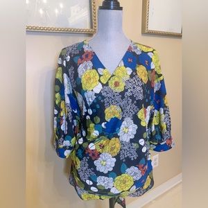 Violet+Claire Wrap Around Blouse Sz. XL